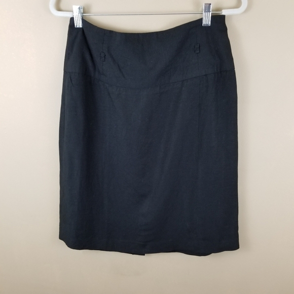 Larry Levine Sz 10. Black Pencil Skirt - Picture 1 of 4